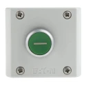 Eaton Momentary Enclosed Push Button Control Station SPDT Plastic Green IP69K 22.5mm Cutout 216522 M22-D-G-X1/KC11/I