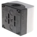 Eaton Momentary Enclosed Push Button SPDT Plastic 22mm Cutout Diameter IP69K Red 216521 M22-D-R-X0/KC11/I