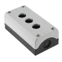 Eaton Grey Plastic M22 Push Button Enclosure 3 Hole 22 mm Diameter 216538 M22-I3