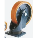 LAG Swivel Castor 300 kg Load Capacity 100 mm Polyurethane Wheel 7305
