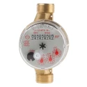 Altecnic Class A Water Meter, 1/2 in Inlet/Outlet, Minimum Flow Rate 1.5m³/h, Brass Body GG-L12ASC02B051