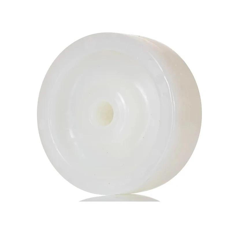 LAG White Polyamide Trolley Wheel 100mm Diameter 37mm Width Plain Bore 15mm Bore Diameter 40mm Bore Length Load 18080