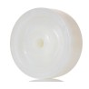 LAG White Polyamide Trolley Wheel 100mm Diameter 37mm Width Plain Bore 15mm Bore Diameter 40mm Bore Length Load 18080