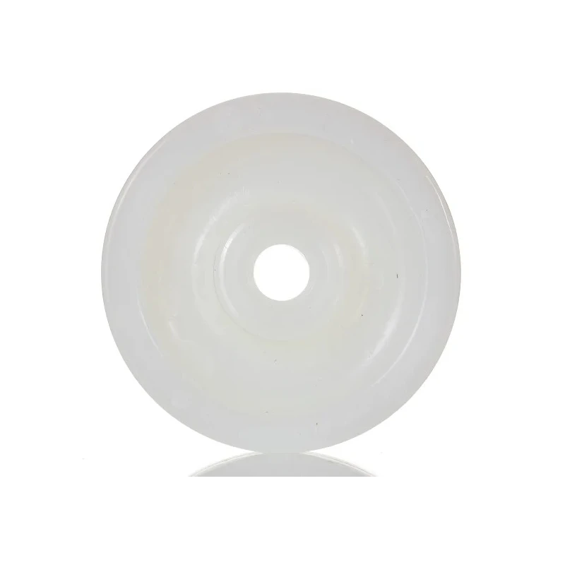 LAG White Polyamide Trolley Wheel 100mm Diameter 37mm Width Plain Bore 15mm Bore Diameter 40mm Bore Length Load 18080