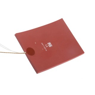 RS PRO Silicone Heater Mat Rectangle, 240V AC, 200W, 150 mm x 200 mm 106-5408