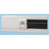 Planet-Wattohm Cable Trunking Logix White W85mm x D50mm L2m Polyvinyl Chloride W85mm