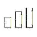 Planet-Wattohm Cable Trunking Logix White W85mm x D50mm L2m Polyvinyl Chloride W85mm
