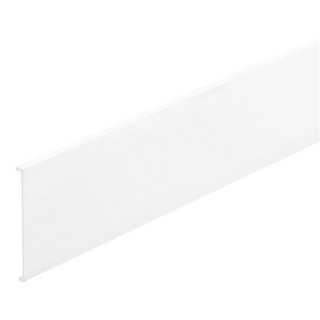 Planet-Wattohm Polyvinyl Chloride Cable Trunking Accessory Cover Logix 130mm Width 80mm 48001