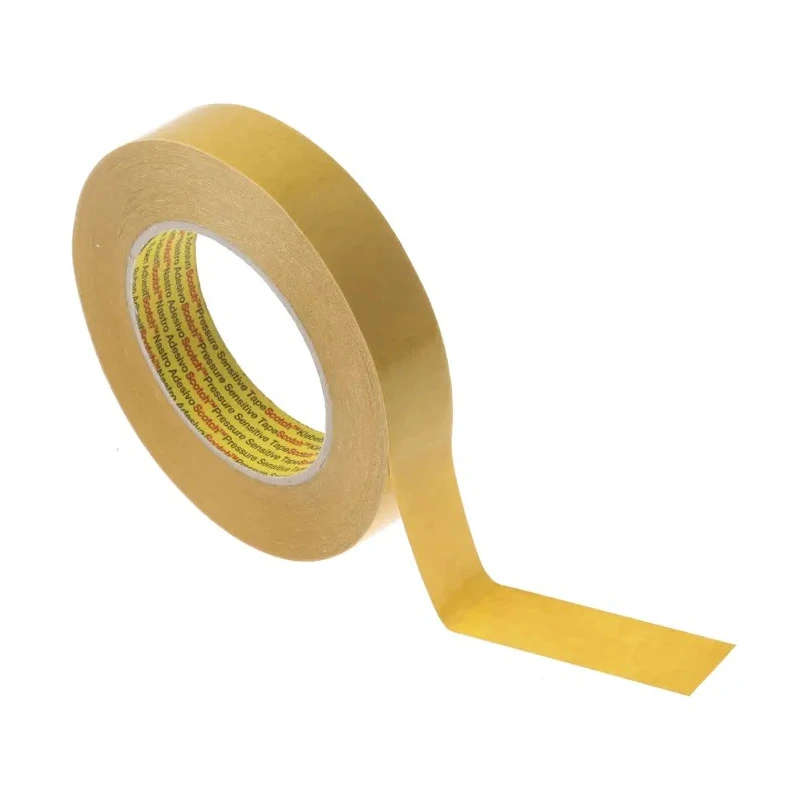 3M Beige Double Sided Paper Tape Rubber Adhesive 25mm x 50m 7.5N/cm 24 780