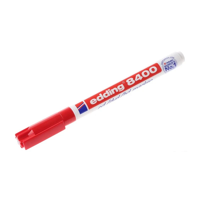 Edding Extra Fine Tip Red Marker Pen 0.5mm Bullet Tip Permanent Ink 8400-002