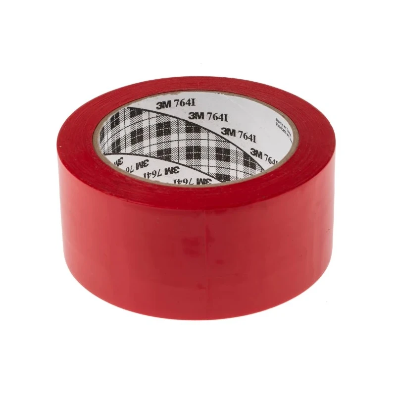 3M Red Vinyl Lane Marking Tape 50mm x 33m, 0.13mm Thickness 764