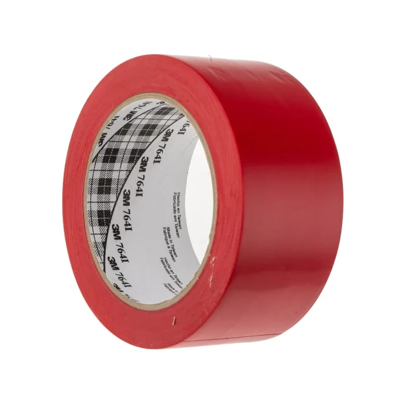 3M Red Vinyl Lane Marking Tape 50mm x 33m, 0.13mm Thickness 764