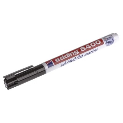 Edding Extra Fine Tip Black Marker Pen 0.5mm Line Width 8400-001