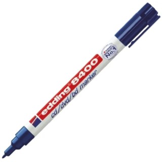 Edding Extra Fine Tip Blue Marker Pen 0.5mm Bullet Tip Permanent Ink Germany 8400-003