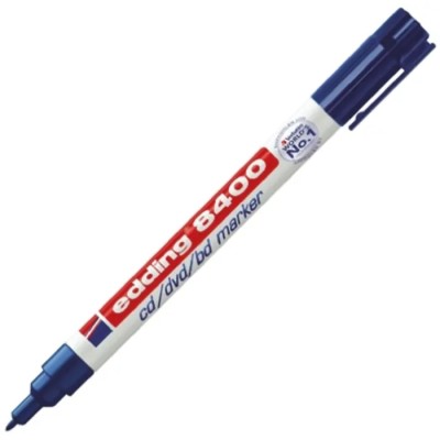 Edding Extra Fine Tip Blue Marker Pen 0.5mm Bullet Tip Permanent Ink Germany 8400-003