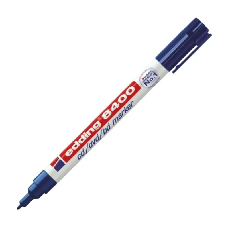 Edding Extra Fine Tip Blue Marker Pen 0.5mm Bullet Tip Permanent Ink Germany 8400-003
