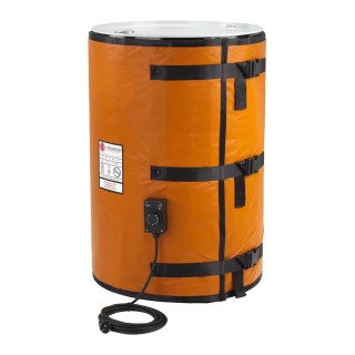 RS PRO Fibreglass Polytetrafluoroethylene Coated Fibreglass Cloth Side Drum Heater 230V 1.8kW 850 x 1950 mm 200L 106-5431