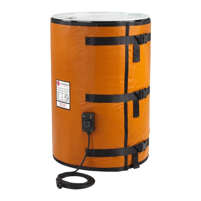 RS PRO Fibreglass Polytetrafluoroethylene Coated Fibreglass Cloth Side Drum Heater 230V 1.8kW 850 x 1950 mm 200L 106-5431