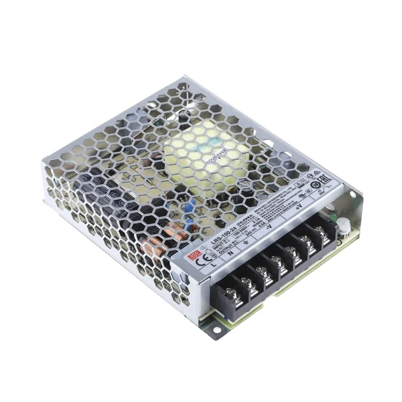 MEAN WELL LRS-100-24 Switching Power Supply 24V DC 108W Universal Input 85-264VAC 120-373VDC LRS-100-24
