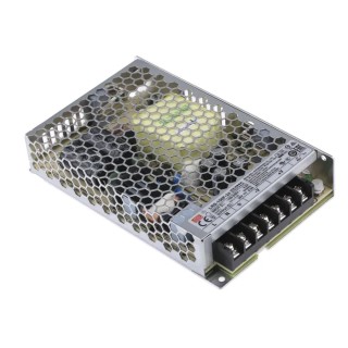 MEAN WELL Switching Power Supply 24V DC, 156W, Universal Input 85-264V AC / 120-370V DC, Chassis Mount LRS-150F-24