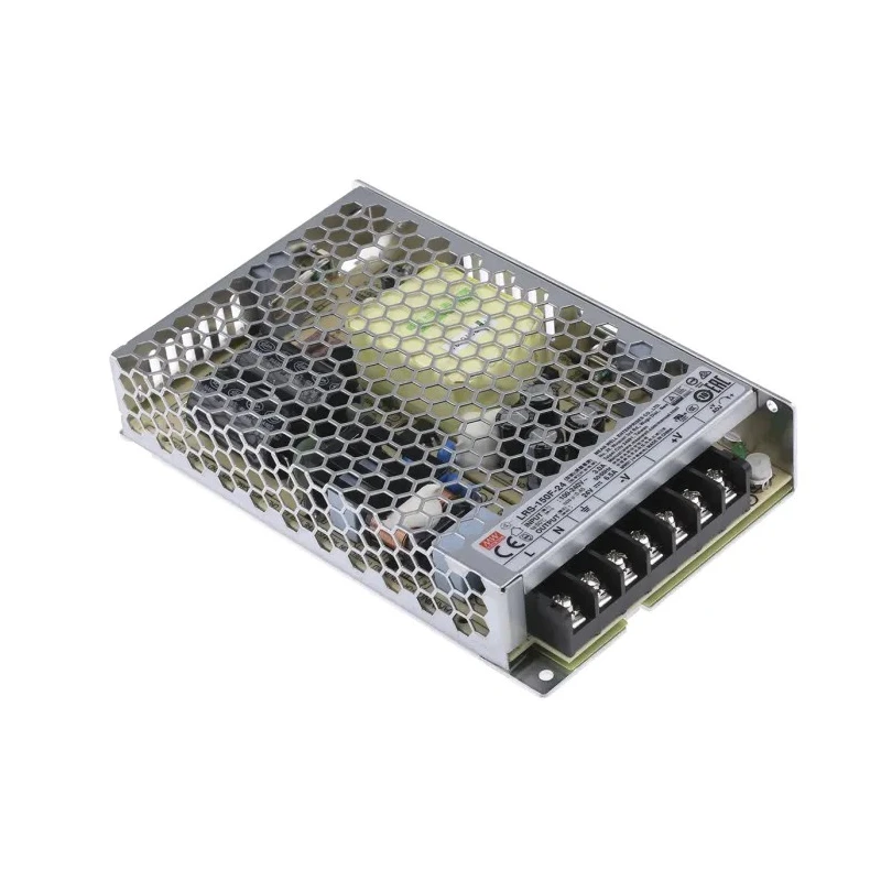 MEAN WELL Switching Power Supply 24V DC, 156W, Universal Input 85-264V AC / 120-370V DC, Chassis Mount LRS-150F-24