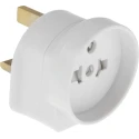 RS PRO Travel Adapter Europe UK, 13A, European Plug to British Type G, 250 V 13A 399-6134