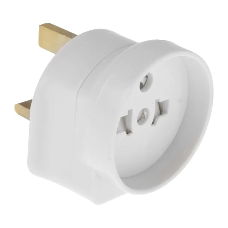 RS PRO Travel Adapter Europe UK, 13A, European Plug to British Type G, 250 V 13A 399-6134