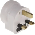 RS PRO Travel Adapter Europe UK, 13A, European Plug to British Type G, 250 V 13A 399-6134