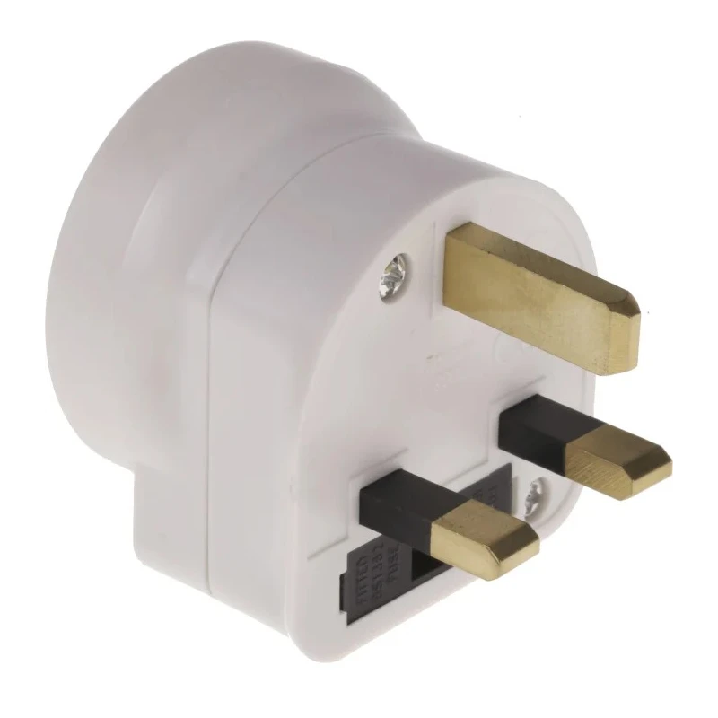 RS PRO Travel Adapter Europe UK, 13A, European Plug to British Type G, 250 V 13A 399-6134