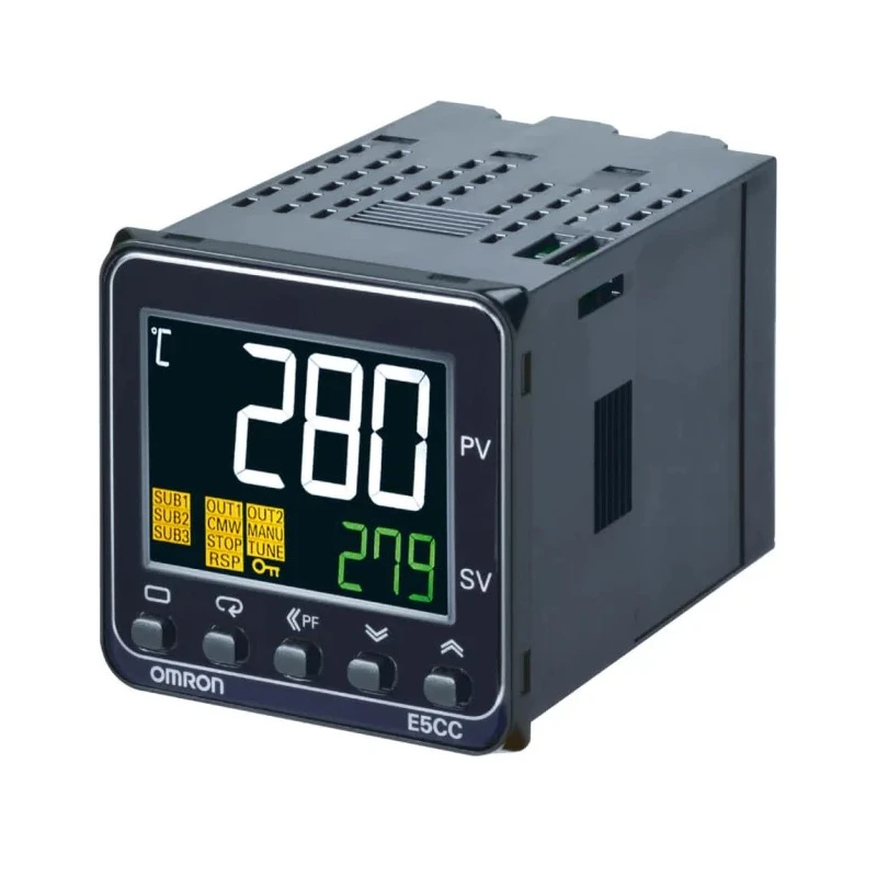 Omron Panel Mount PID Temperature Controller 1 Input 1 Output Relay 240V AC E5CC
