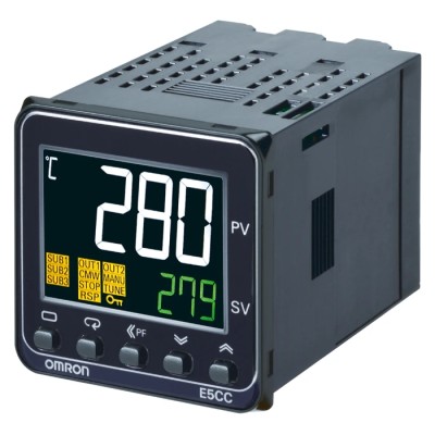 Omron Panel Mount PID Temperature Controller 3 Input 1 Output Solid State Relay 240V ac/dc E5CC