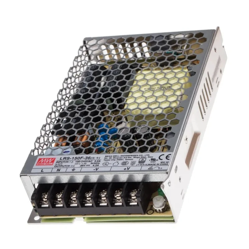 MEAN WELL LRS-150F-36 Switching Power Supply 36V DC 154.8W 4.3A Chassis Mount LRS-150F-36