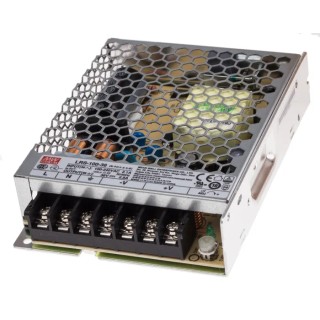 MEAN WELL Switching Power Supply 36 V dc, 100.8 W, Chassis Mount, LRS-100-36