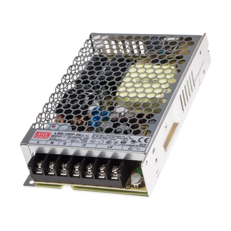 MEAN WELL LRS-150F-48 Switching Power Supply 48V dc 158W 3.3A Chassis Mount LRS-150F-48