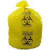 PlasticPedia Biohazard Garbage Bag (36x45 inch) 120 Ltr Yellow 75micron (Pack of 55)