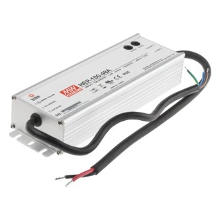 MEAN WELL Industrial Chassis Mount Switching Power Supply 48V DC, 96W, 2A Output HEP-100-48A
