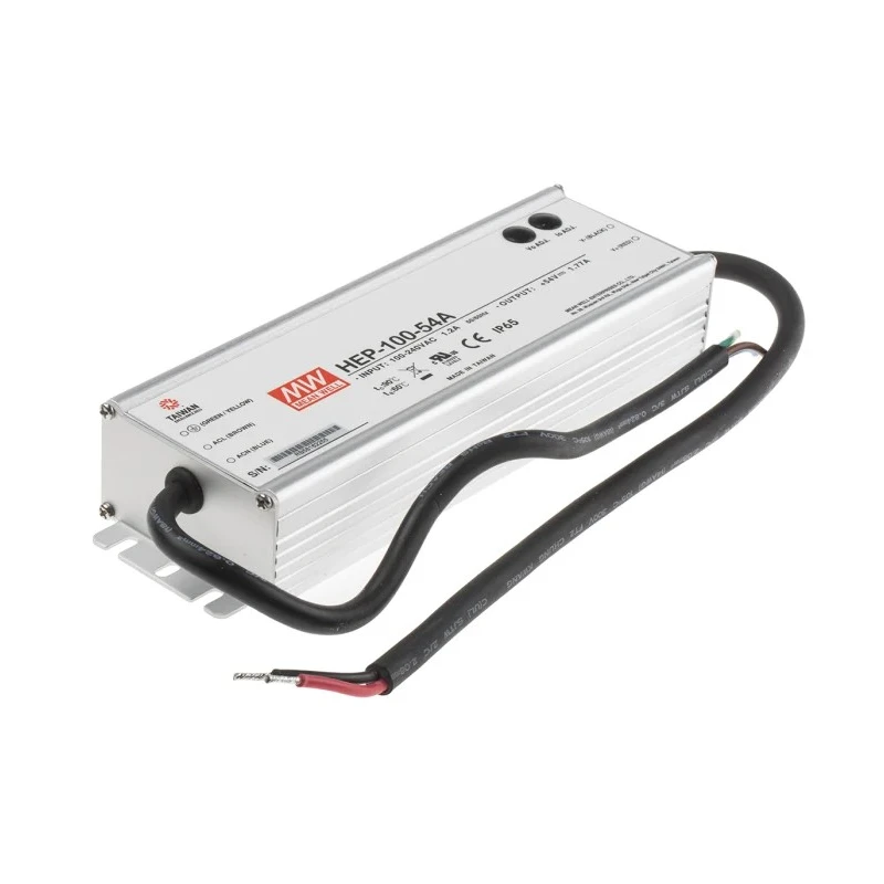 MEAN WELL Industrial Grade Switching Power Supply Chassis Mount 54V DC 95.5W High Efficiency 93% HEP-100-54A