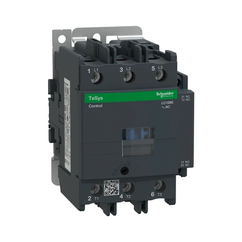 Schneider Electric Telemecanique LC1D80V7 Contactor 400V AC Coil, 3-Pole, 80 A, 45 kW, 3 NO Auxiliary, 1kV AC