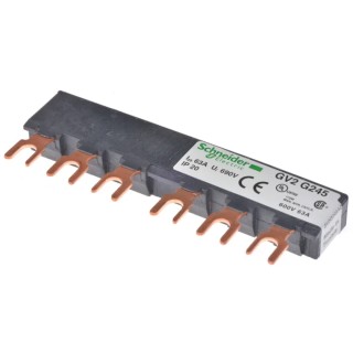 Schneider Electric Linergy 3 Phase Busbar 690 V 63A Current Rating 45 mm Pitch GV2G245