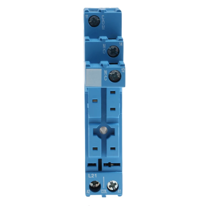 Finder 8 Way 250V AC DIN Rail Relay Socket for Use with 40.31 Series Relay 95.03.SPA