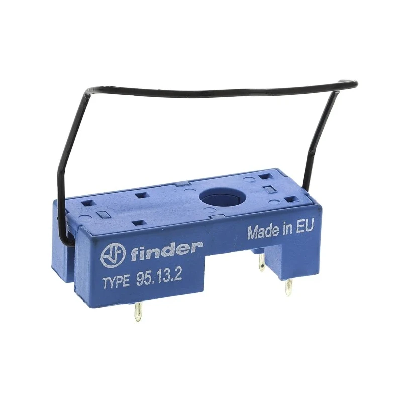 Finder 95 Relay Socket for 40.31 Series and 40.41 Series, 250V Voltage, 6A Current, Dielectric Strength 6 kV 95.13.2SMA