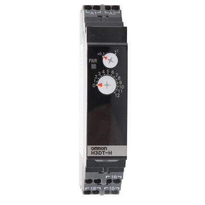 Omron Series DIN Rail Timer Relay, 1 to 120 Seconds Time Range, 2-Contact SPDT Switch, 100-120 V AC, 240 V DC Power-Off H3DT