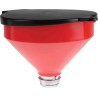 RS PRO Plastic Safety Funnel 3.2L Capacity High-Density Plastic with Lockable Lid 400-1029
