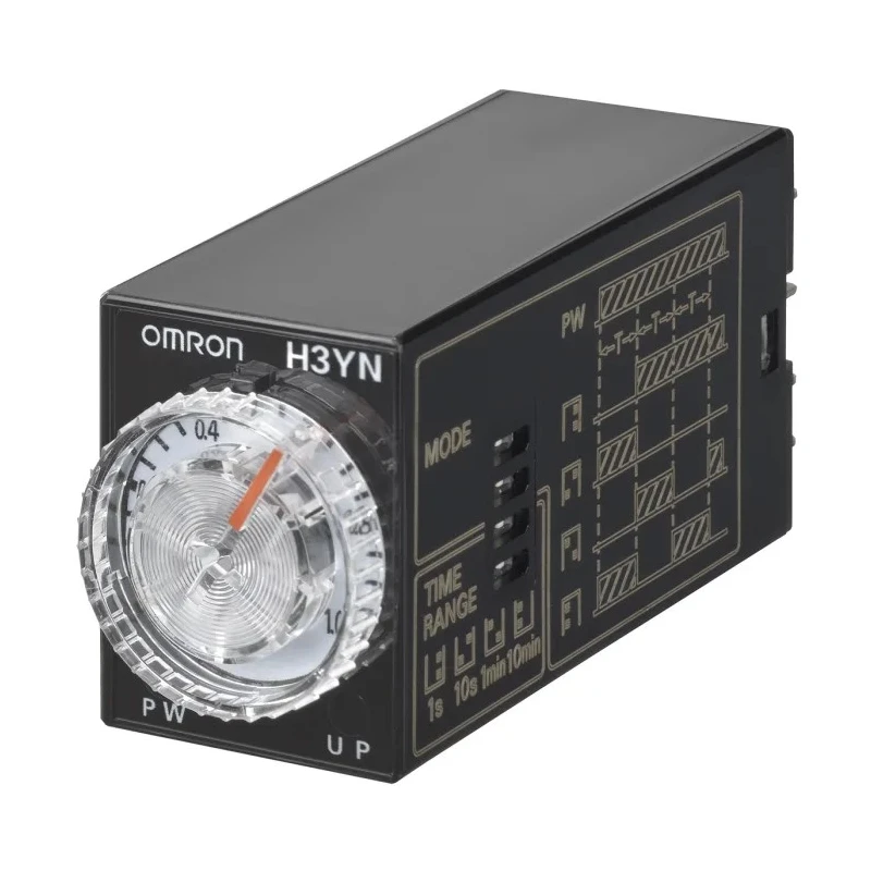 Omron DIN Track Solid State Timer 24V AC 3A Contact, Multifunction 0.1s to 10min H3YN