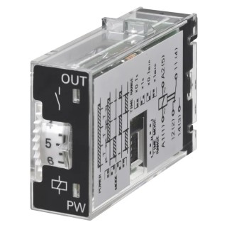 Omron Multifunction Panel Timer Relay 2-Contact SPDT 12-24 V DC 24V AC 0.1s to 10min IP40 H3RN