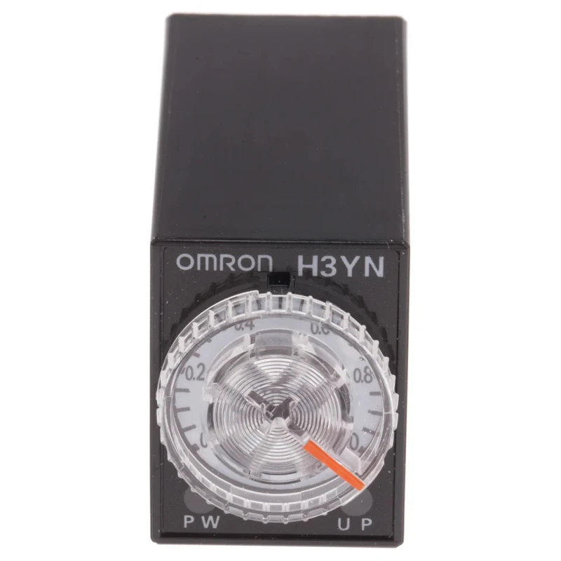 Omron Multifunction DIN Track Solid State Timer 4 NO/4 NC Contacts, 0.1 min to 10 h, 12V AC / 125 V DC, 3A Contact H3YN