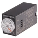 Omron Multifunction DIN Track Solid State Timer 4 NO/4 NC Contacts, 0.1 min to 10 h, 12V AC / 125 V DC, 3A Contact H3YN