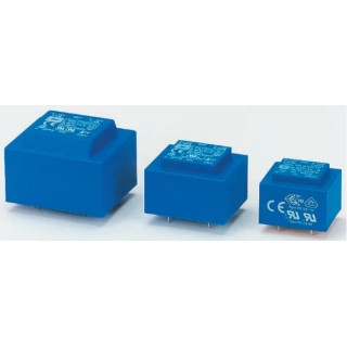 Block PCB Transformer Pin Mount 230 V ac Primary Voltage 15 V ac Secondary Voltage 30 VA Power PT 30/2/15