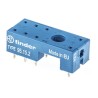 Finder 8 Way 250V AC 10A PCB Relay Socket Compatible with 44.52, 40.51, 44.62, 40.61, 41.52 Series 95.15.2SMA