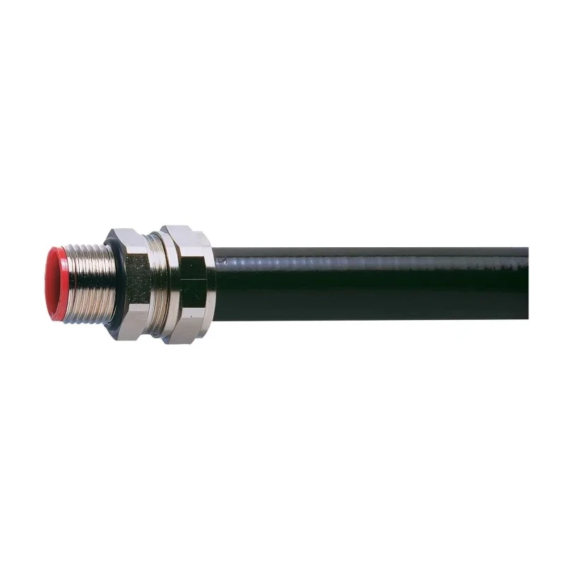 Adaptaflex Nickel Plated Brass Conduit Fitting 9.5 mm Nominal Size, PG13 Thread, IP65 Rated 
